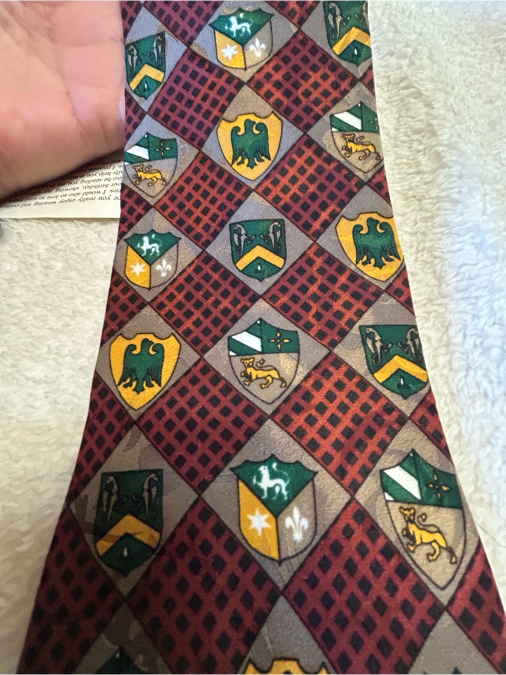 🎁3 for $30 - Vintage Shields Silk Necktie